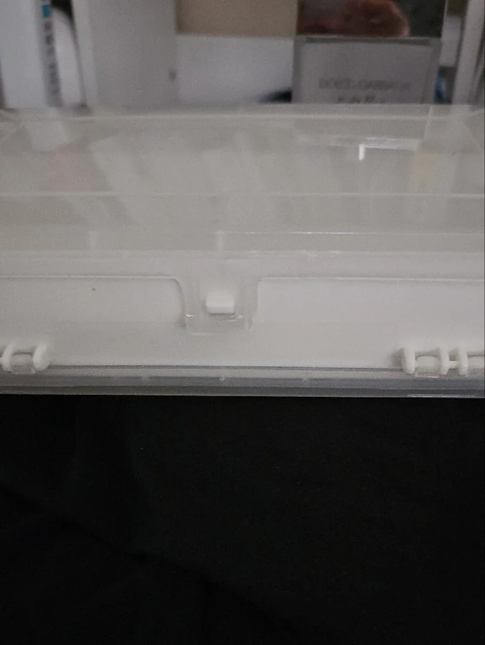 Source Unknown White Plastic Jewelry Organizer Box with Multiple Compartments